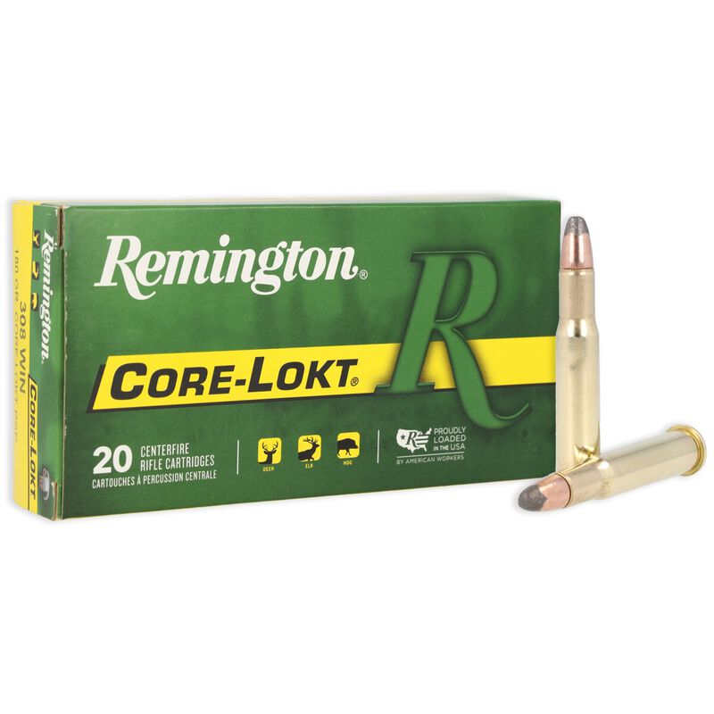 Remington 30-30 Winchester Brass Soft Point Core-Lokt 150 Grain 20 Rounds