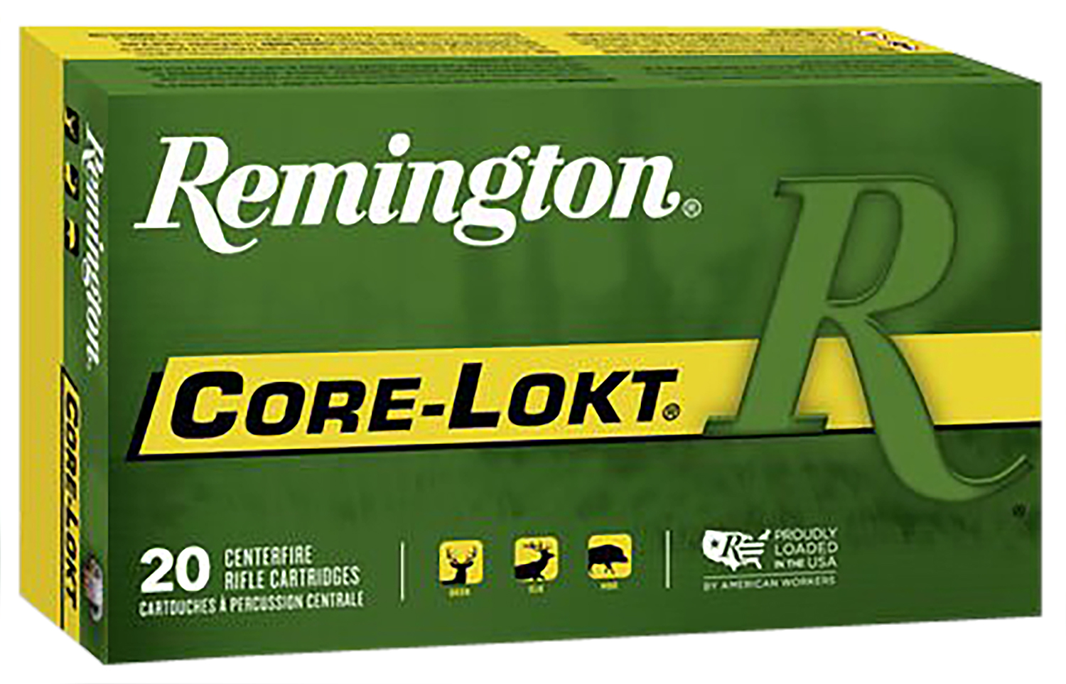Remington 338 Win Mag Core Lokt Pointed Soft Point 225 Grain 20 Rounds