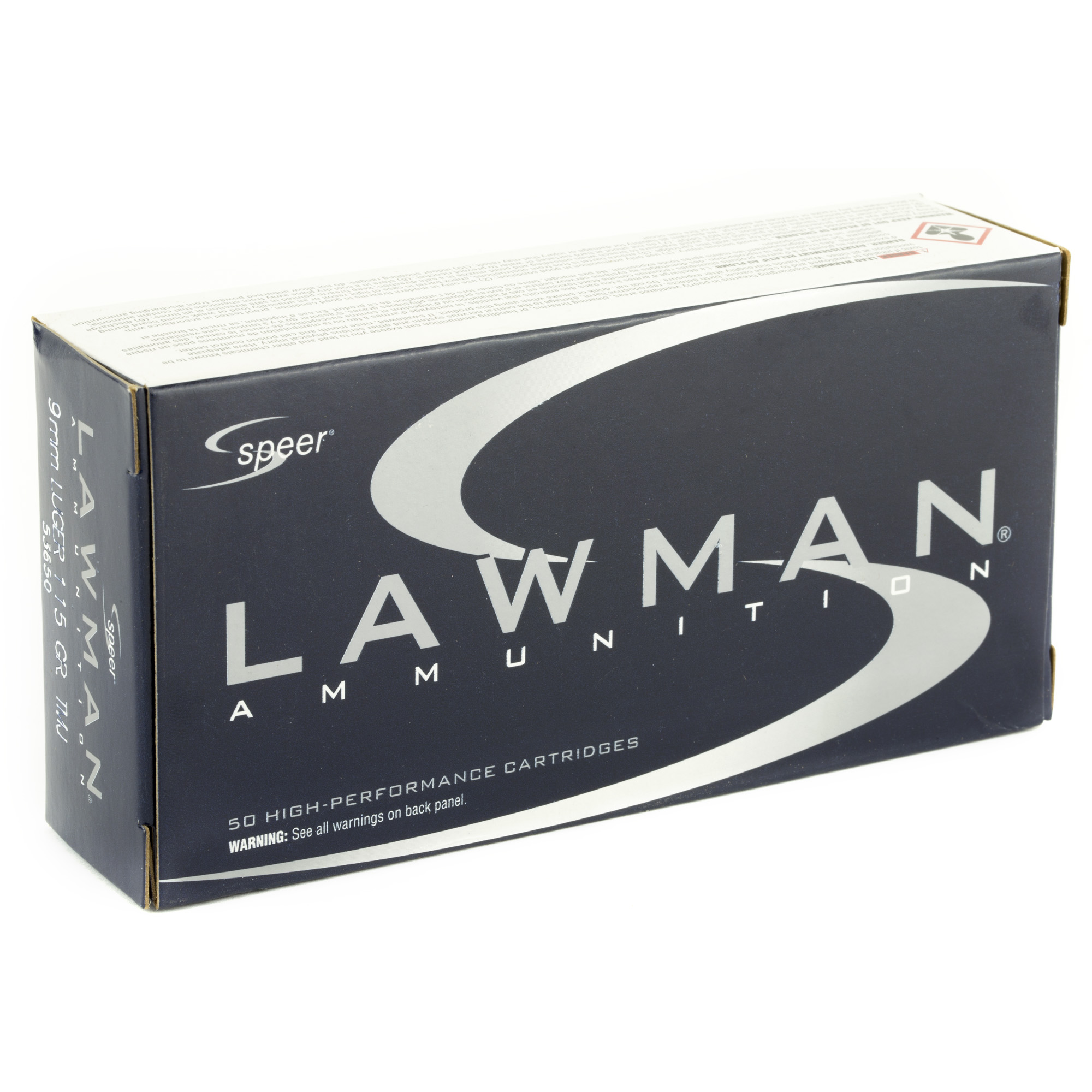 Speer Lawman 9mm Luger 115 Grain TMJ 50 rounds