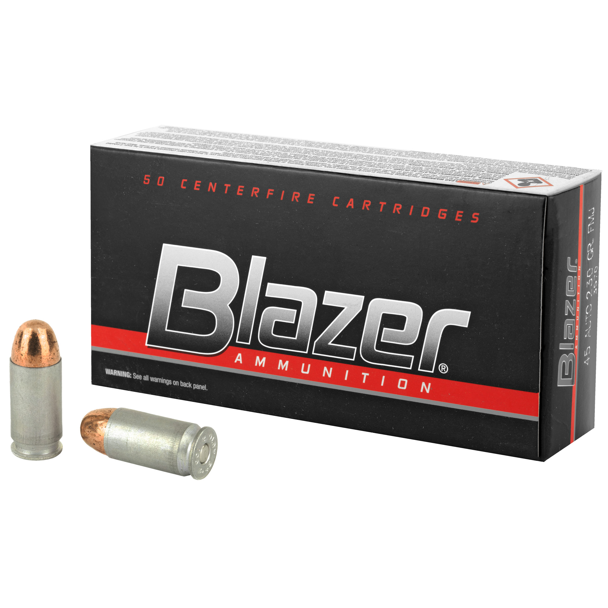 CCI Blazer 45 ACP Aluminum 230 Grain FMJ 50 rounds