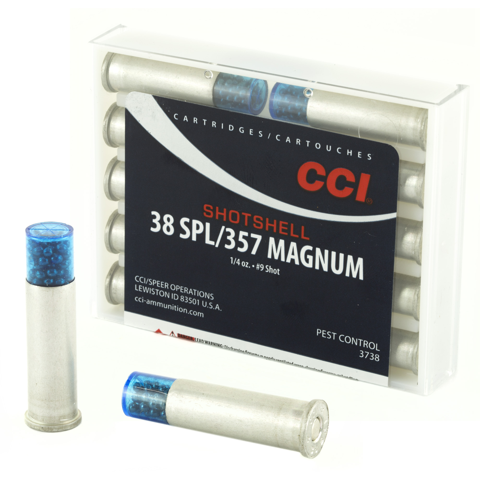 CCI Aluminum Shotshell 357 MAG 100 Grain 10 Rounds