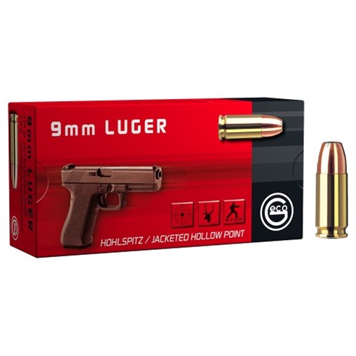 Geco 9mm Luger 115 Grain JHP 50 rounds