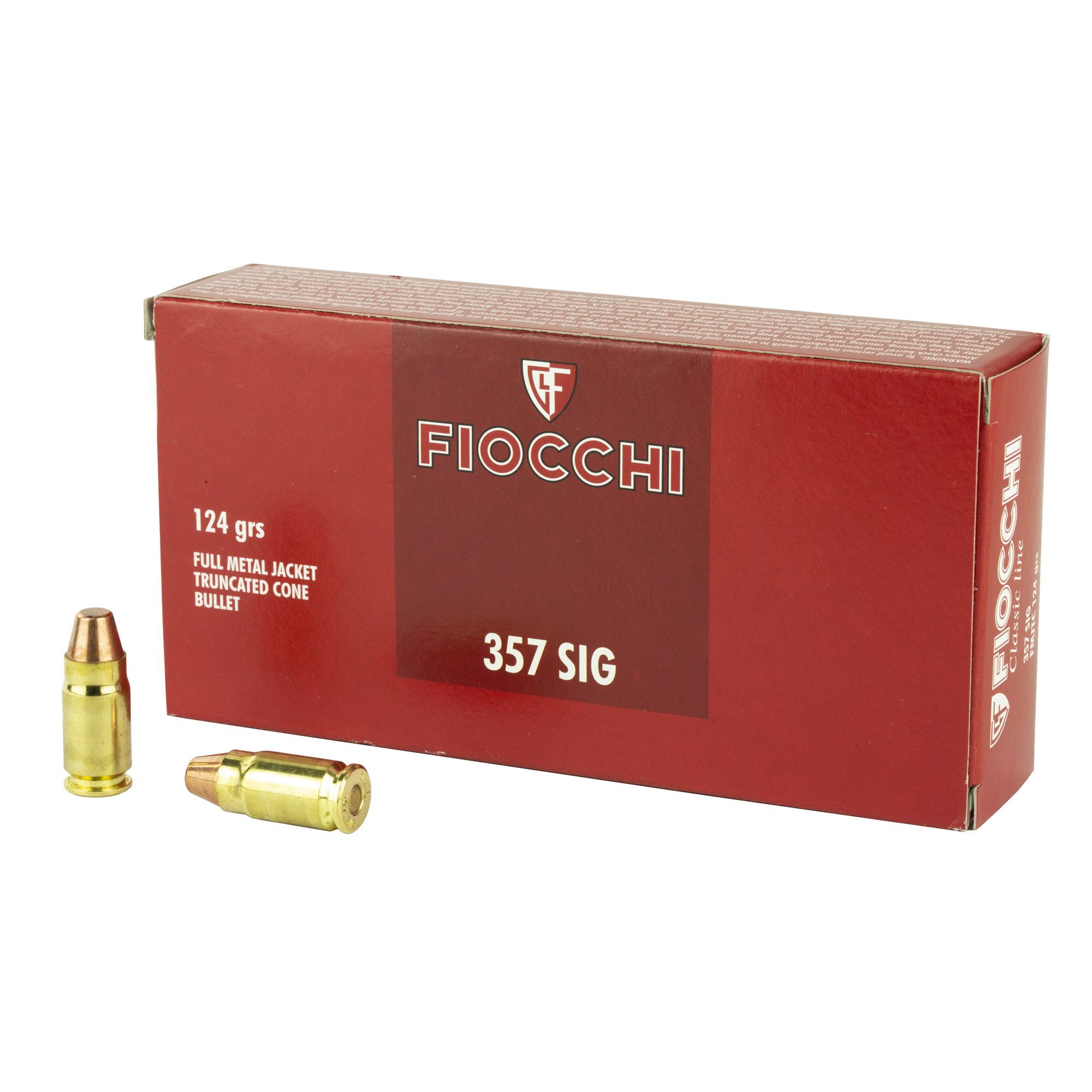 Fiocchi Shooting Dynamics 357 Sig 124 Grain FMJ 50 rounds