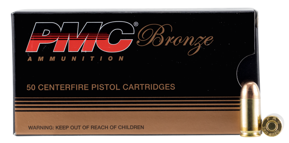 PMC Bronze 380 ACP 90 Grain FMJ 50 rounds
