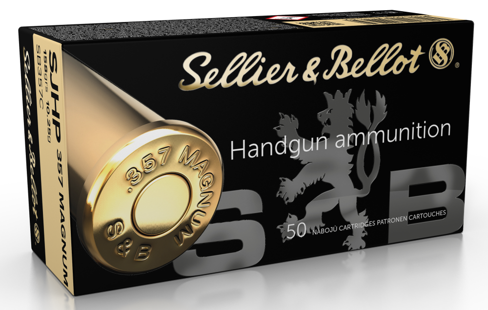Sellier & Bellot 357 Mag 158 Grain SJHP 50 rounds