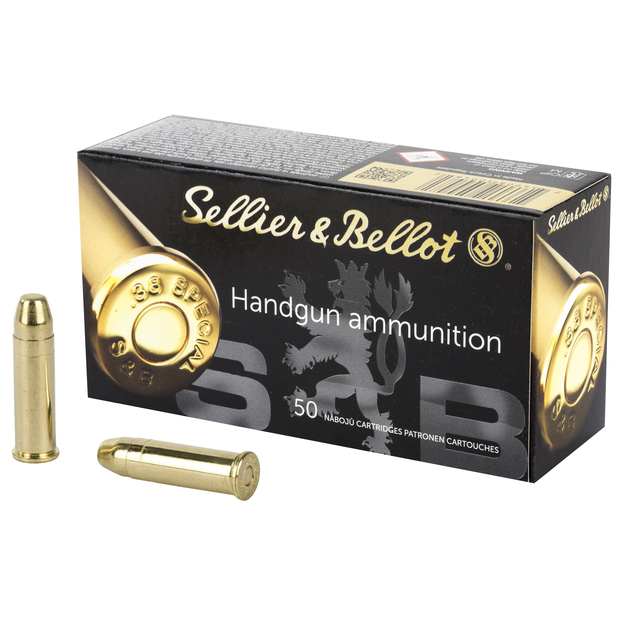 Sellier & Bellot 38 Special 158 Grain FMJ 50 rounds
