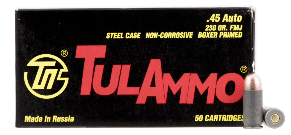 Tulammo Handgun 45 ACP 230 Grain FMJ 50 rounds