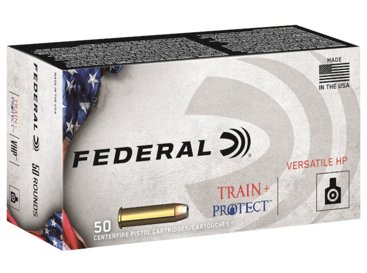 Federal Train+Protect 380 ACP 85 Grain JHP 50 rounds