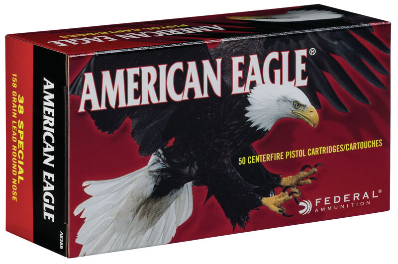 Federal American Eagle 38 Special 158 Grain LRN 50 rounds
