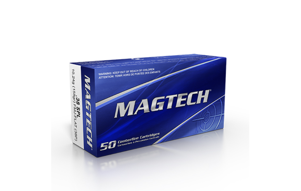 Magtech 38 Special Brass FMJFP 158 Grain 50 Rounds
