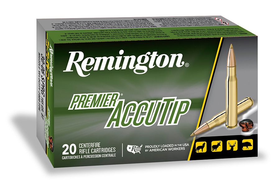 Remington Premier 223 Remington Brass AccuTip-V BT 50 Grain 20 Rounds