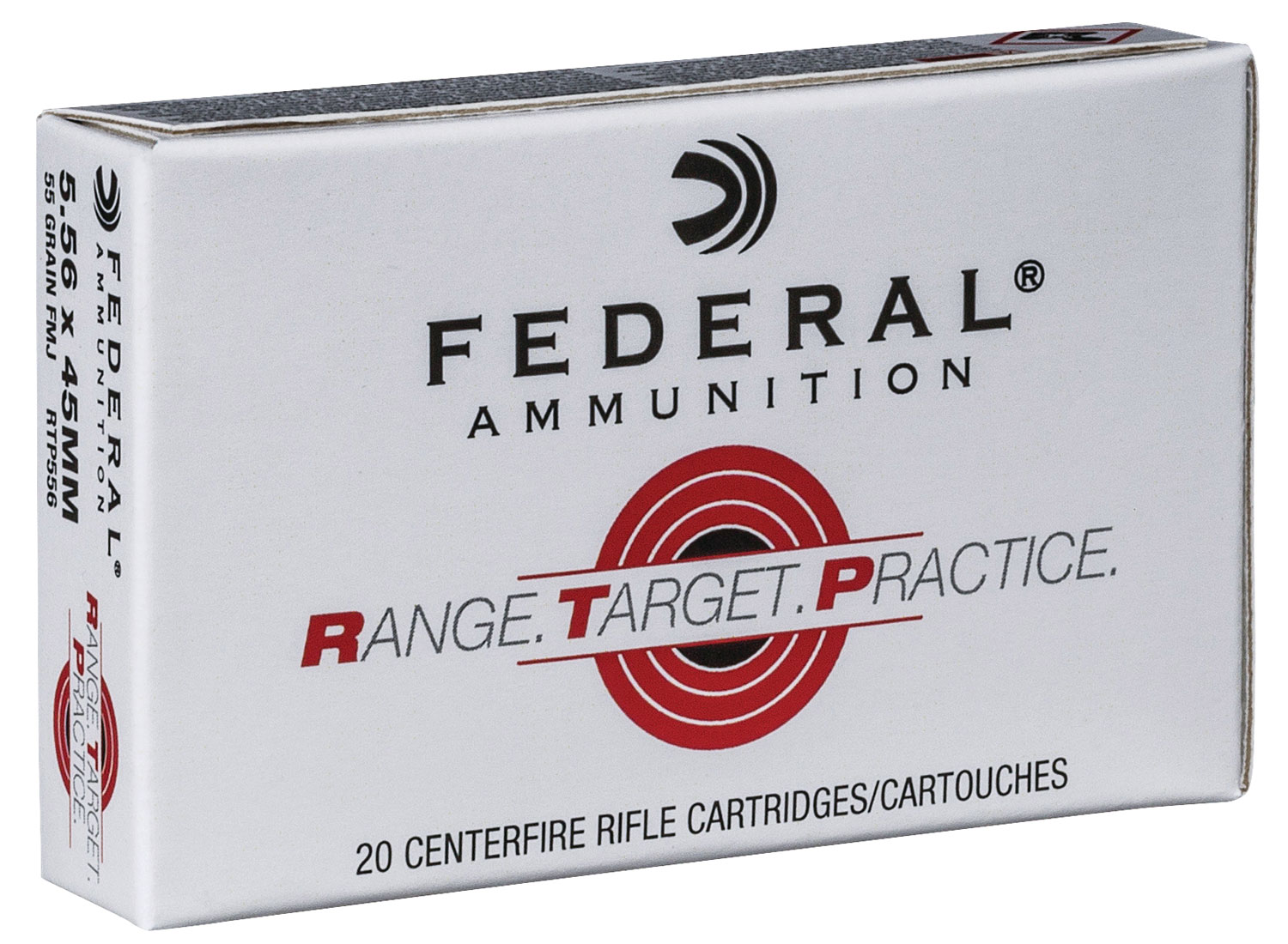 Federal 5.56x45mm NATO Brass FMJ 55 Grain 20 Rounds