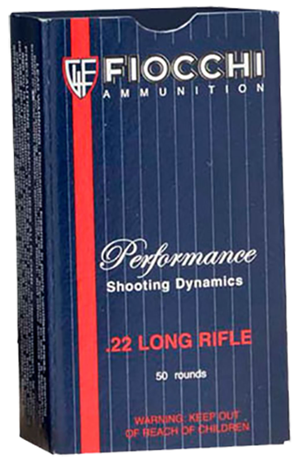 Fiocchi Shooting 22 Long Rifle Brass LRN 40 Grain 50 Rounds