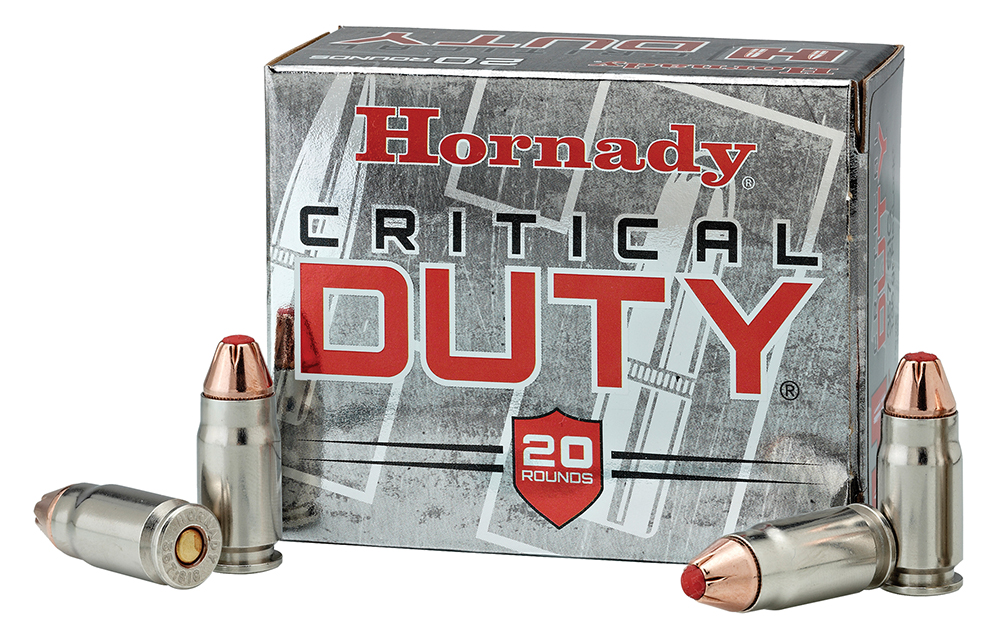 Hornady Critical Duty FlexLock 45 ACP Nickel Plated Brass 220 Grain 20 Rounds