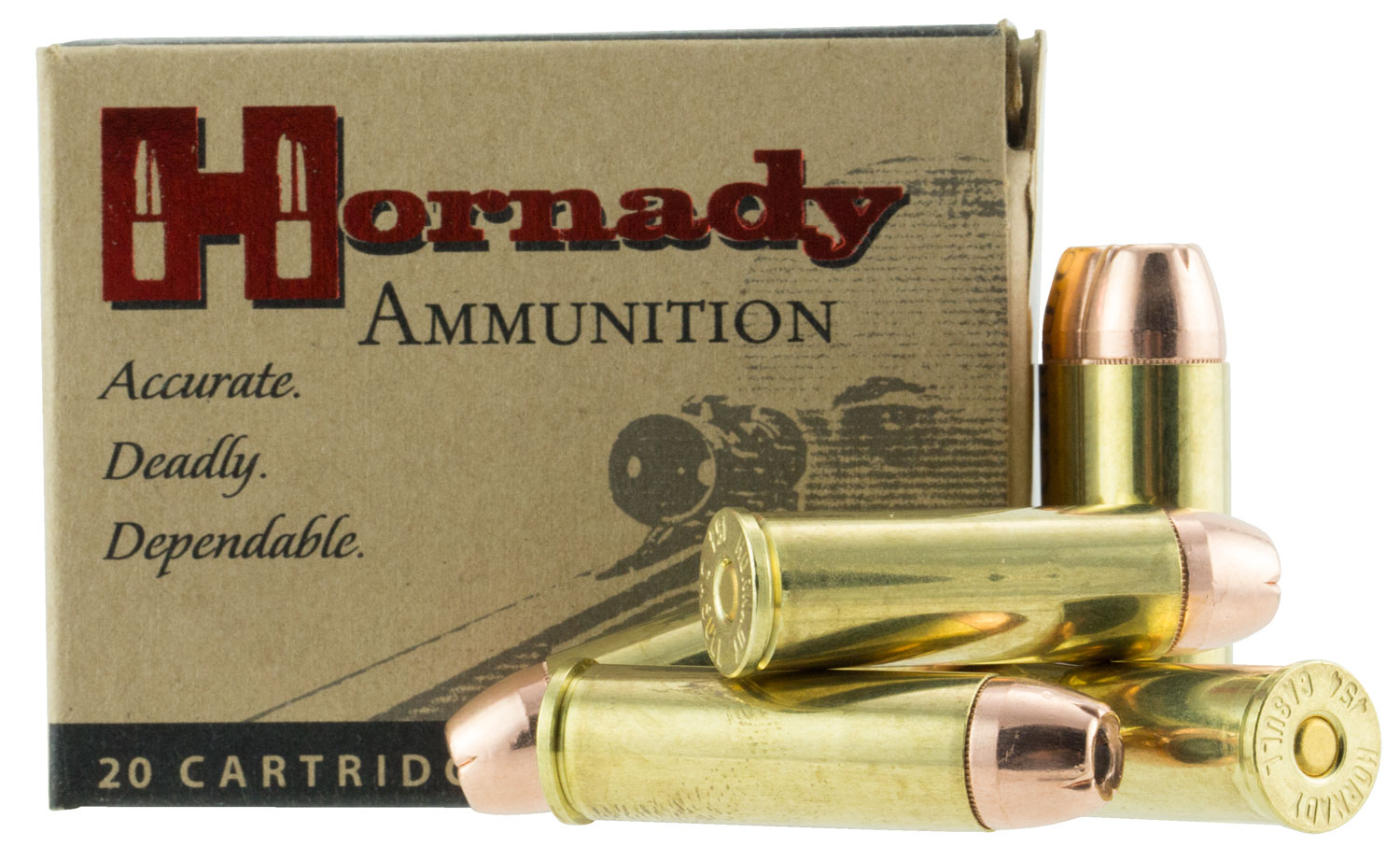 Hornady Custom 454 Casull Brass XTP MAG 300 Grain 20 Rounds
