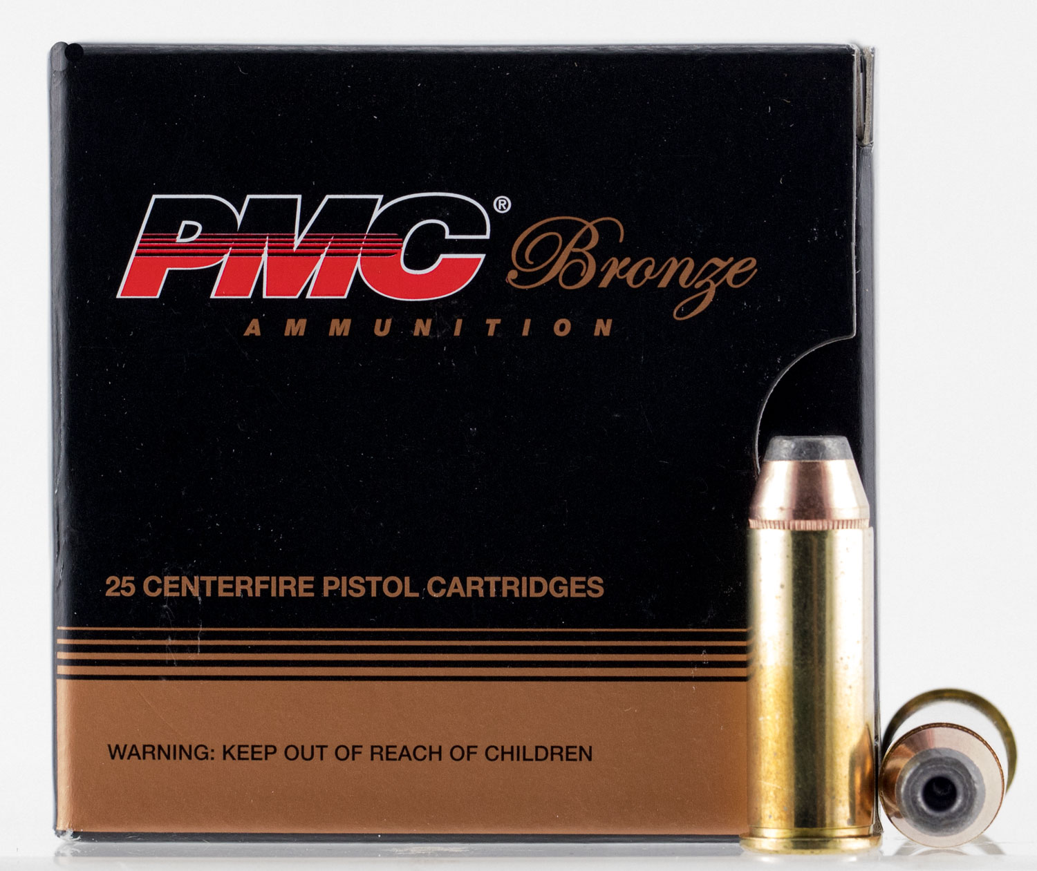 PMC Bronze 44 S&W Special Brass JHP 180 Grain 25 Rounds