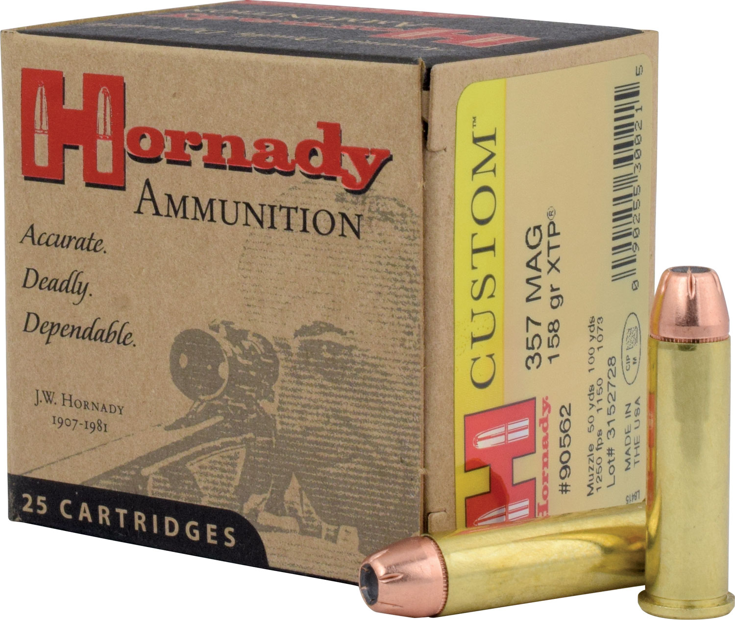 Hornady Custom 10 mm Auto Brass XTPJHP 180 Grain 20 Rounds