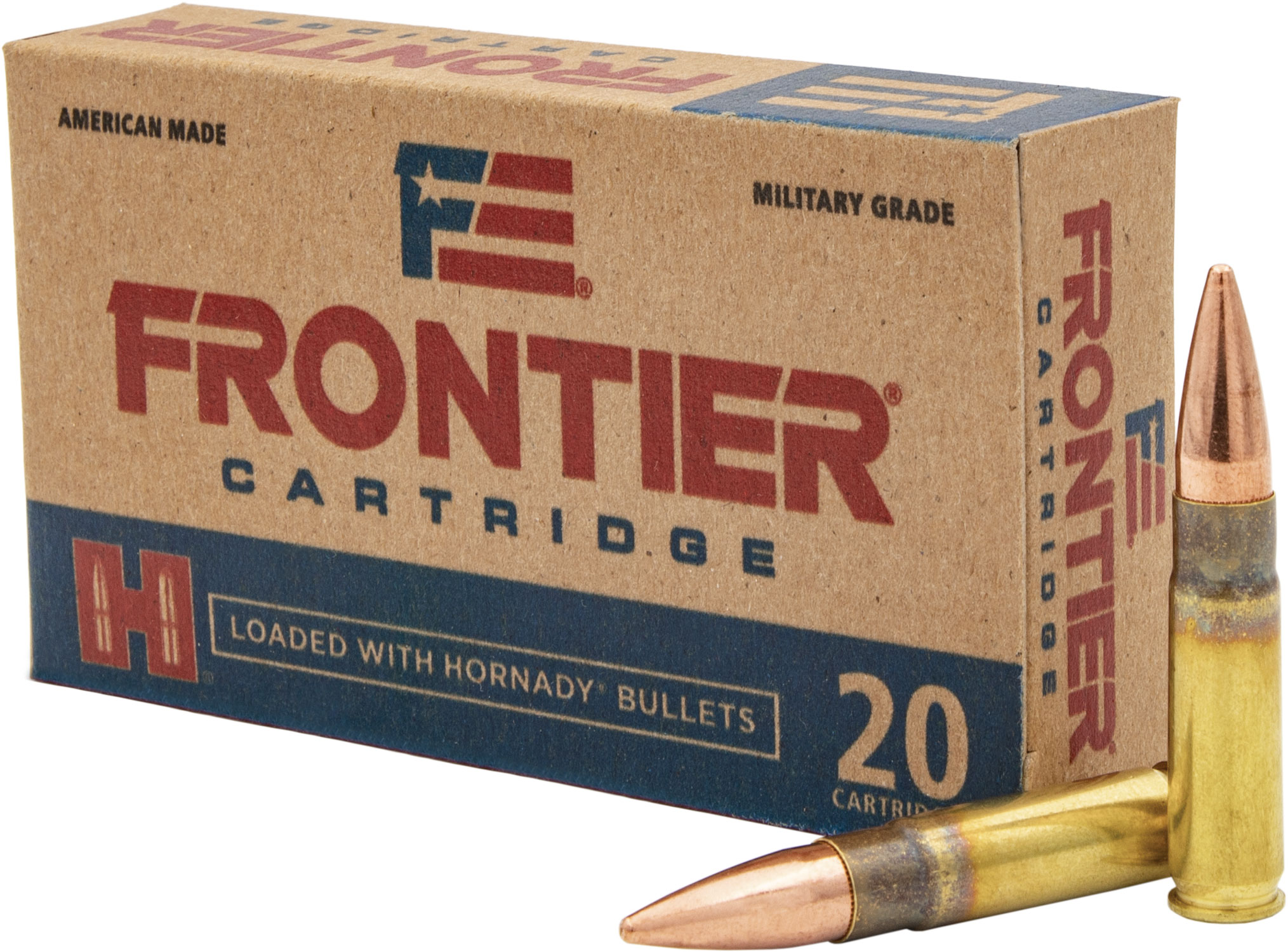 Hornady Frontier 300 Blackout Brass FMJ 125 Grain 20 Rounds