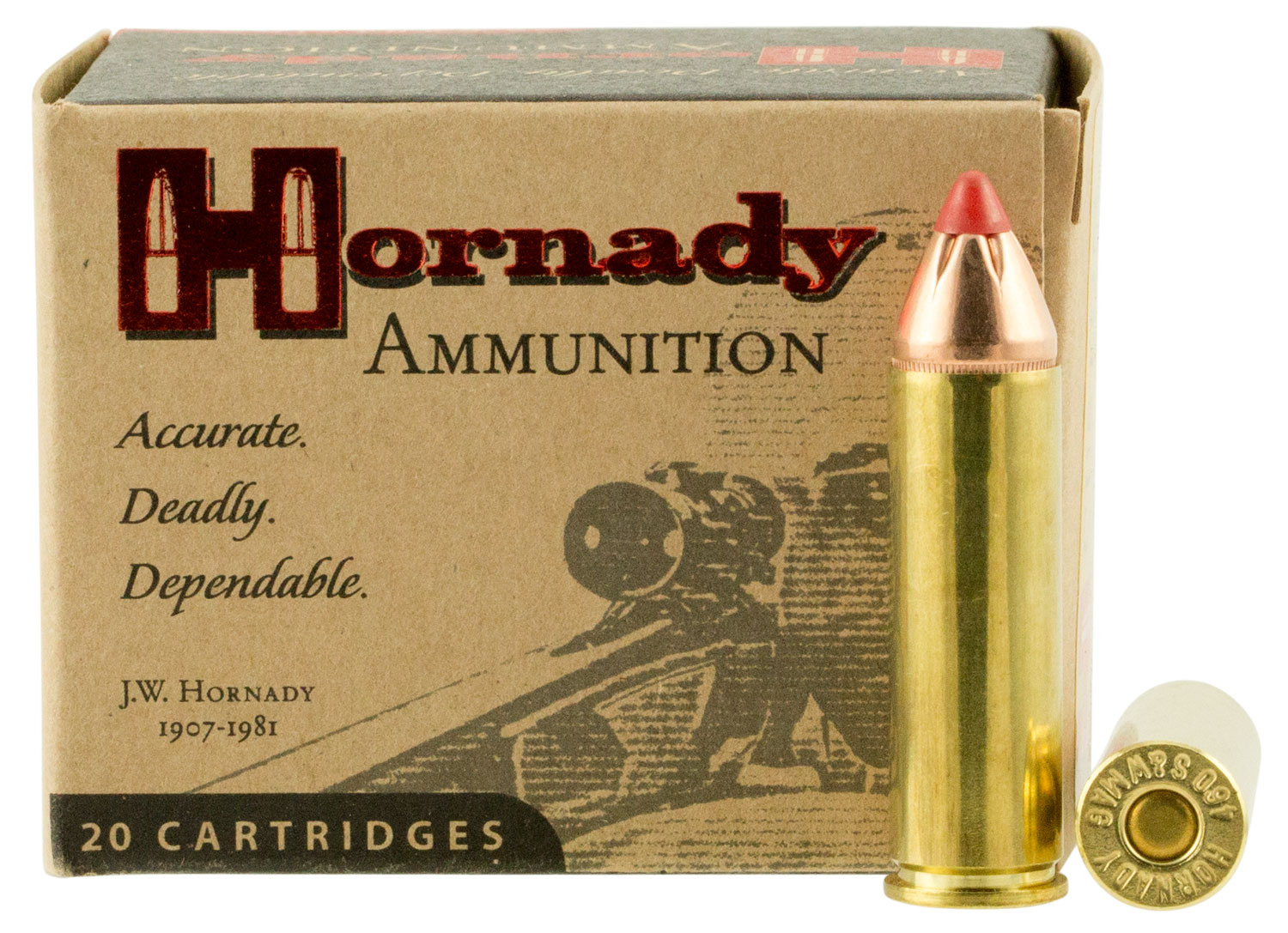 Hornady Custom 460 S&W Mag Brass FTE 200 Grain 20 Rounds