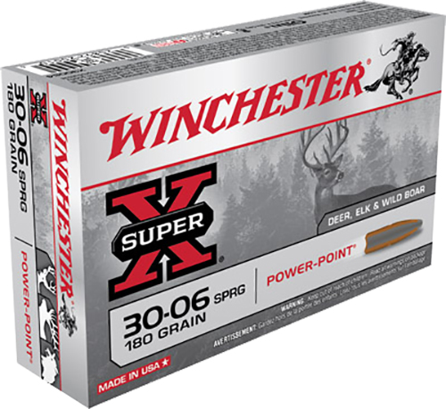 Winchester Super-X 30-06 Springfield Brass PP 180 Grain 20 Rounds
