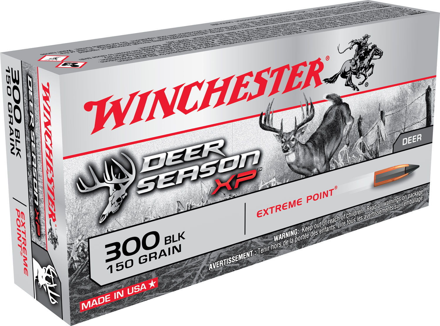 Winchester 300 Blackout Brass EP 150 Grain 20 Rounds
