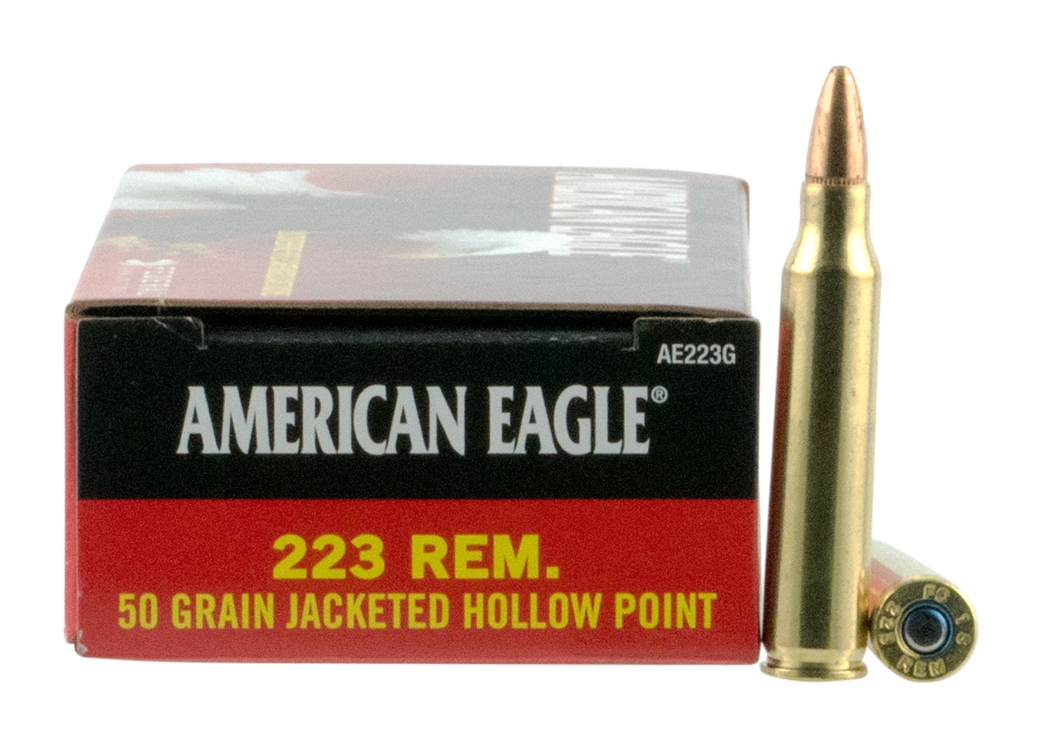 Federal American Eagle 223 Remington Brass JHP 50 Grain 20 Rounds