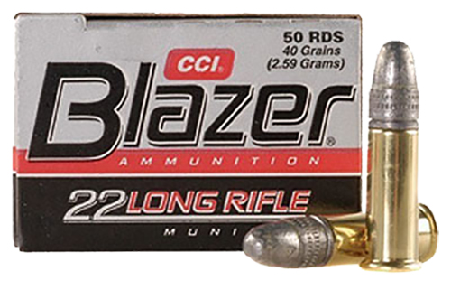 CCI Blazer High Velocity .22LR Brass LRN 40 Grain 50 Rounds