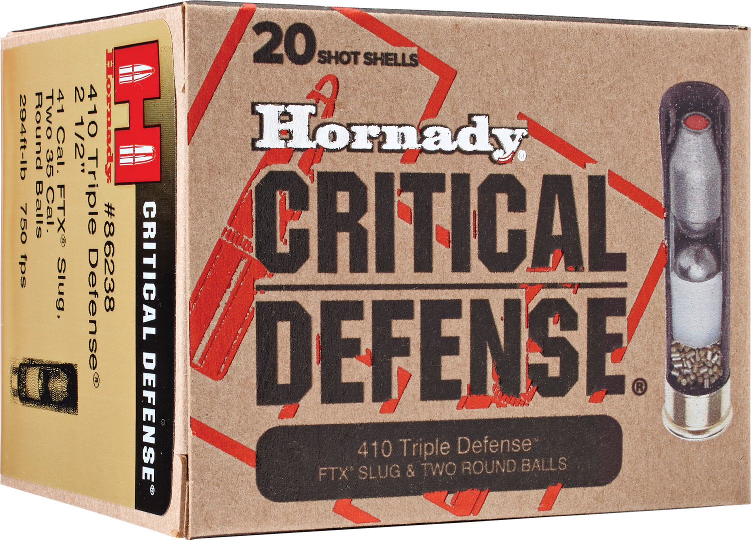 Hornady Critical Defense 410 Gauge 2.5'' 20 Rounds