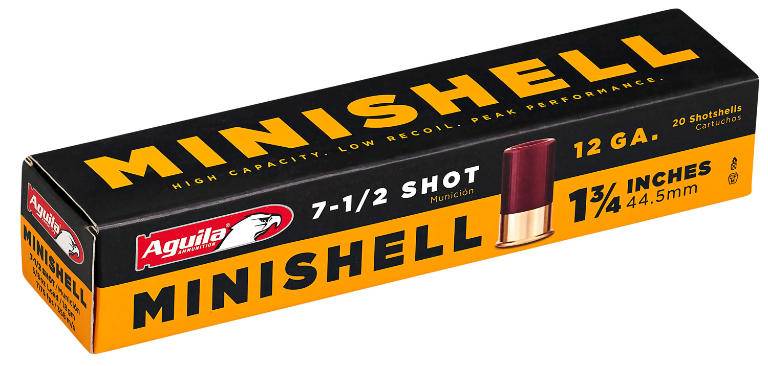 Aguila Minishell 12 Gauge 1.75'' 7.5 Shot 5/8oz 20 Rounds
