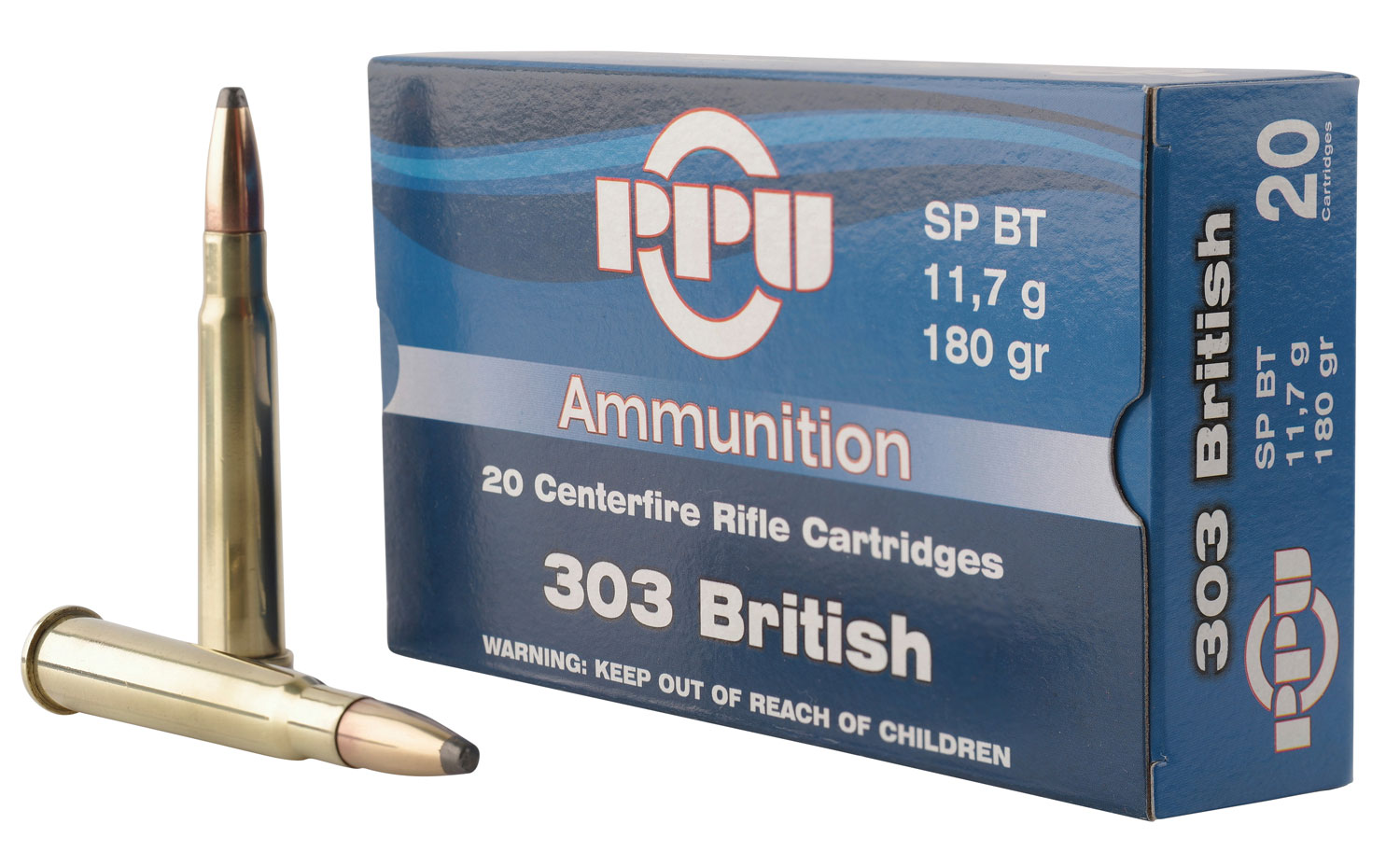 Prvi Partizan 303 British Soft Point 180 Grain 20 Rounds