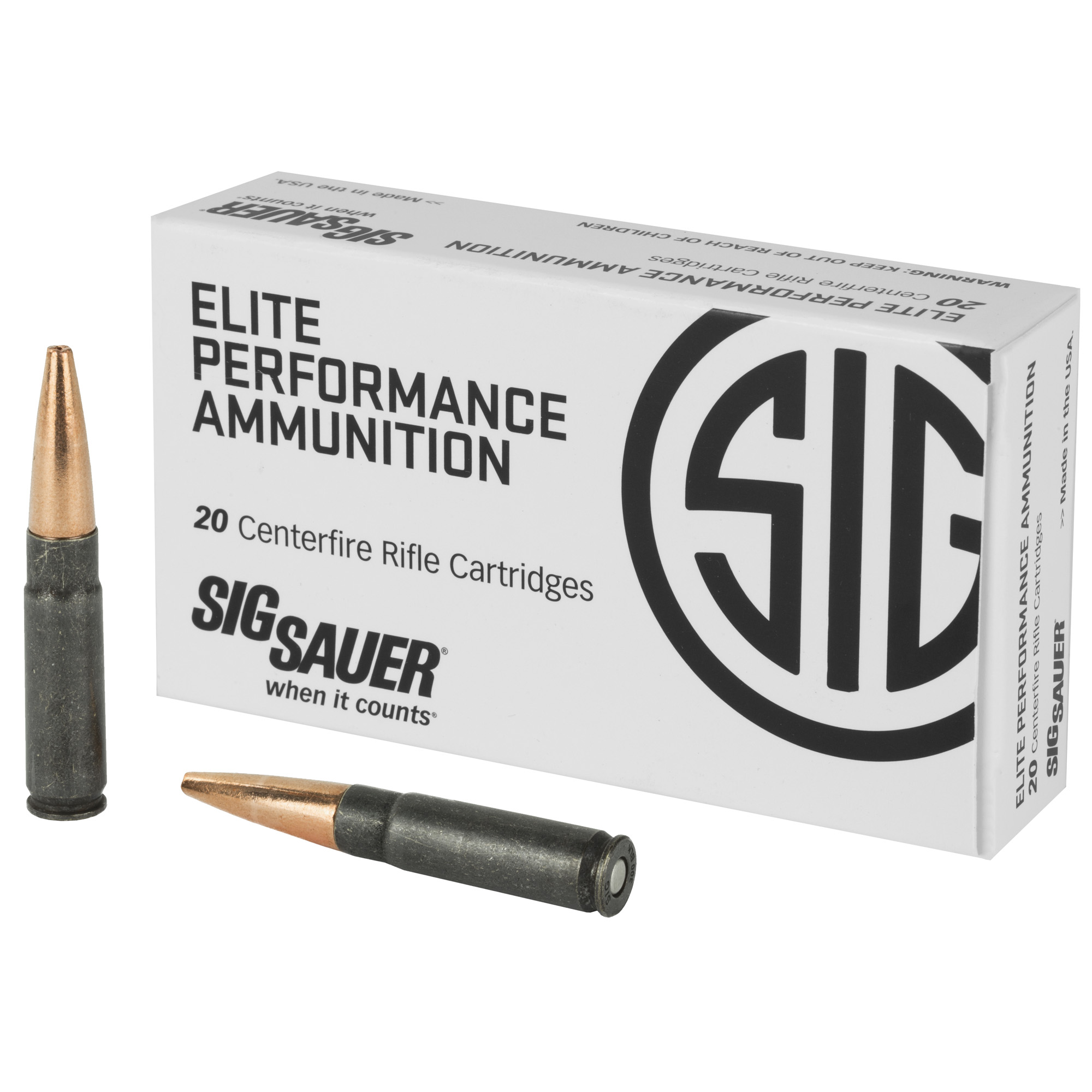 Sig Sauer Elite Copper Duty 300 Blackout Brass CS 120 Grain 20 Rounds