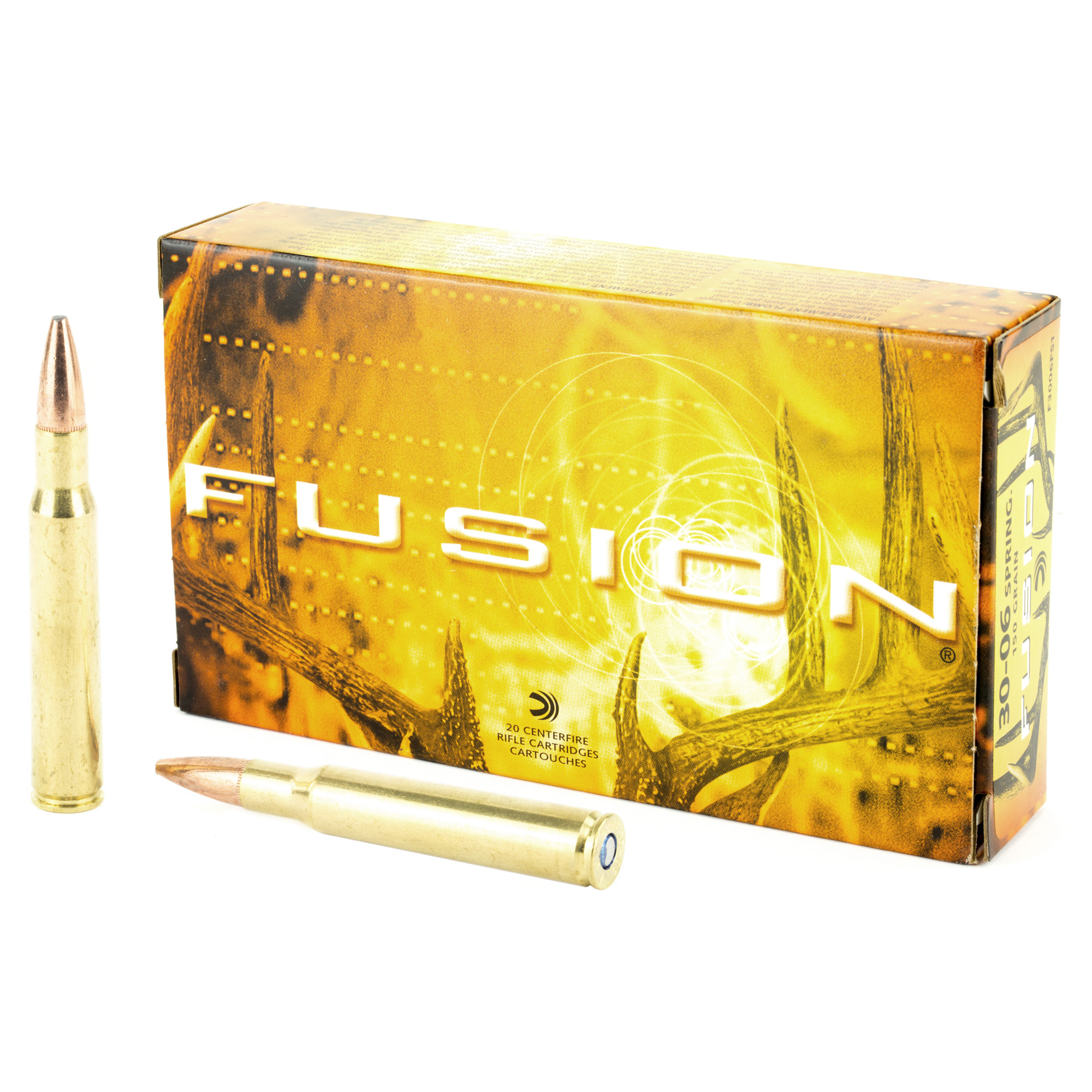 Federal Fusion 30-06 Springfield Brass SP 150 Grain 20 Rounds