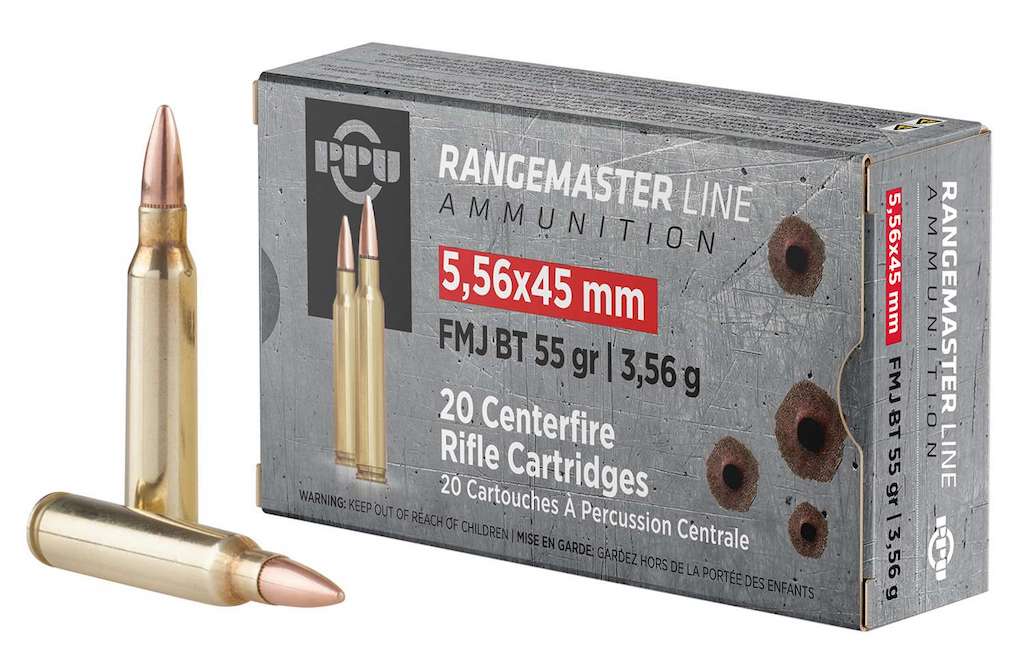 Prvi Partizan Range Master 5.56x45mm NATO Brass FMJBT 55 Grain 20 Rounds