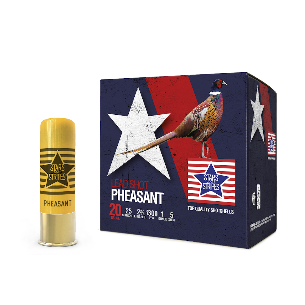 Stars and Stripes Pheasant 20 Gauge 2.75" 5 Shot 1oz 25 Rounds