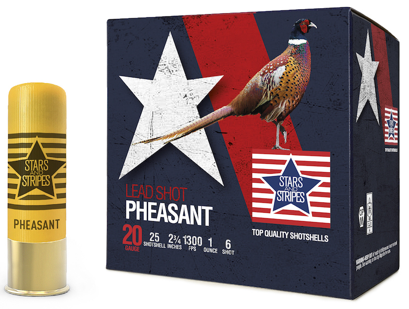 Stars and Stripes Pheasant 20 Gauge 2.75" 6 Shot 1oz 25 Rounds