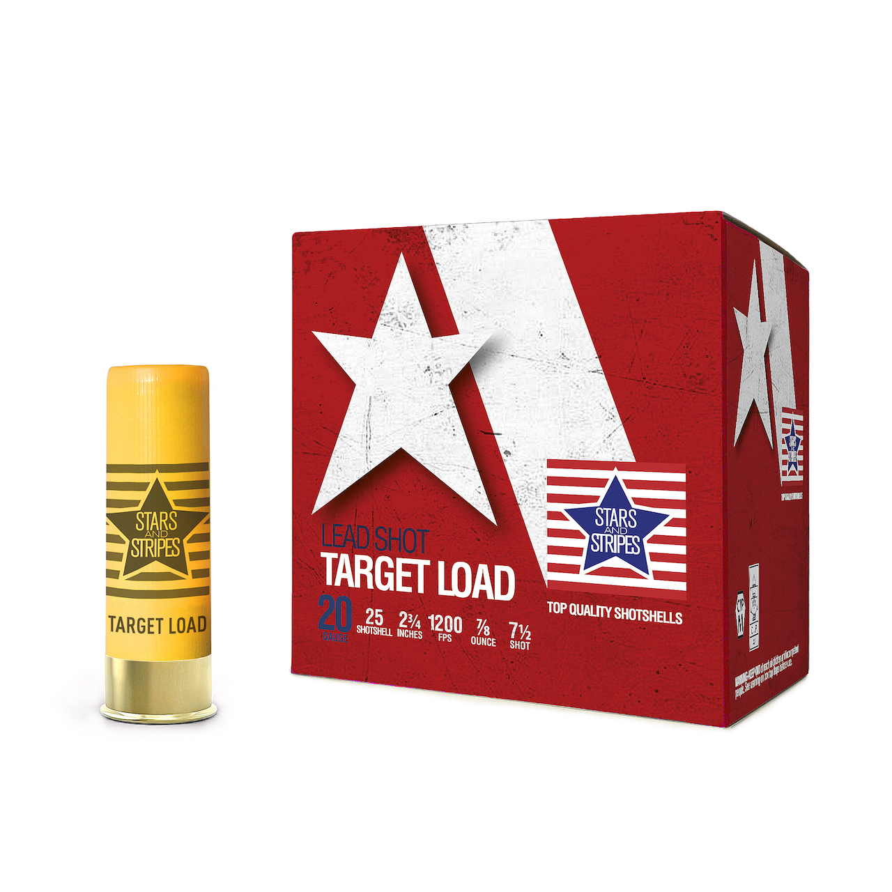Stars and Stripes Target Load 20 Gauge 2.75" 7 1/2 shot 7/8 oz 25 Rounds