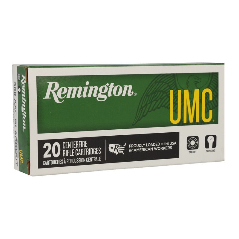 Remington UMC 300 Blackout Brass OTFB 220 Grain 20 Rounds