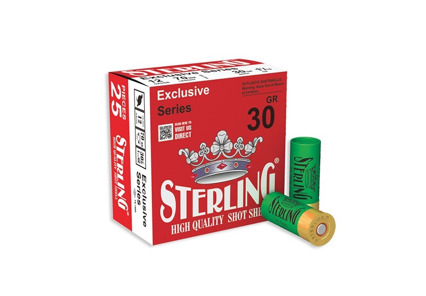 Sterling Exclusive Series 12 Gauge 2.75'' 8 Shot 1-1/16oz 25 Rounds