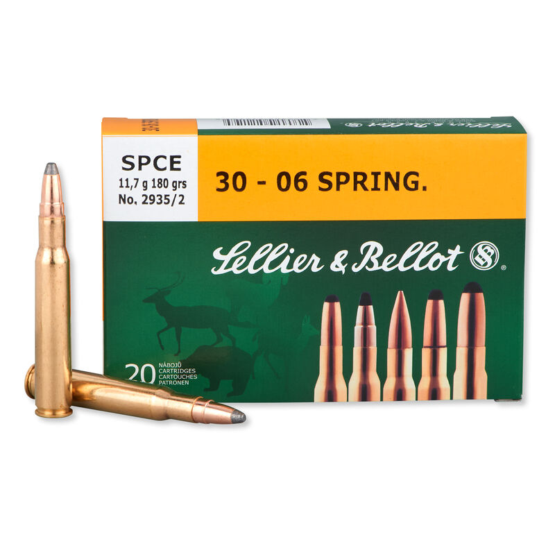 Sellier & Bellot 30-06 Springfield Brass SPCE 180 Grain 20 Rounds