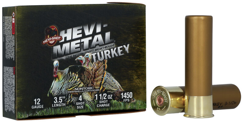 HEVI-Shot Hevi-Metal Turkey 12 Gauge 3.5" 4 Shot 1-1/2 oz 5 Rounds