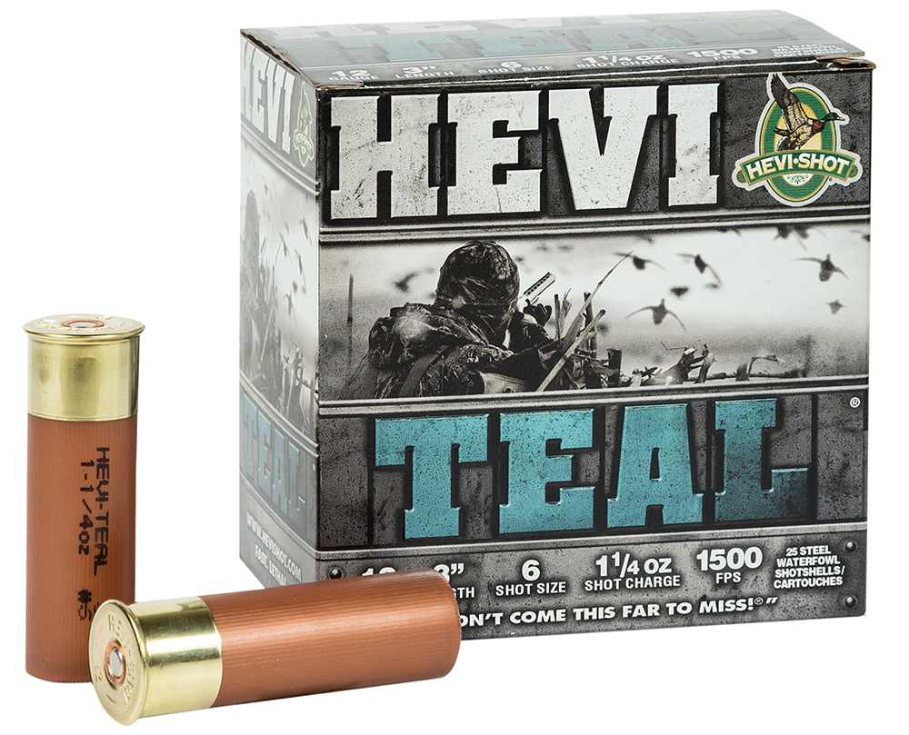 HEVI-Shot Hevi-Teal 12 Gauge 3'' 6 Shot 1-1/4 oz 25 Rounds
