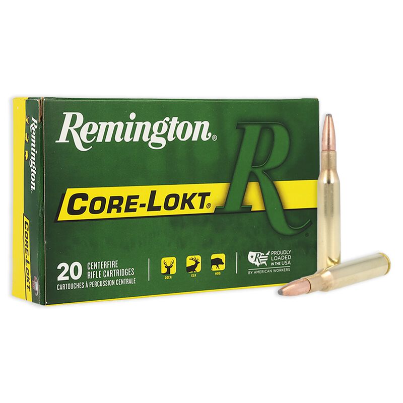 Remington 270 Winchester Brass Core-Lokt PSP 130 Grain 20 Rounds